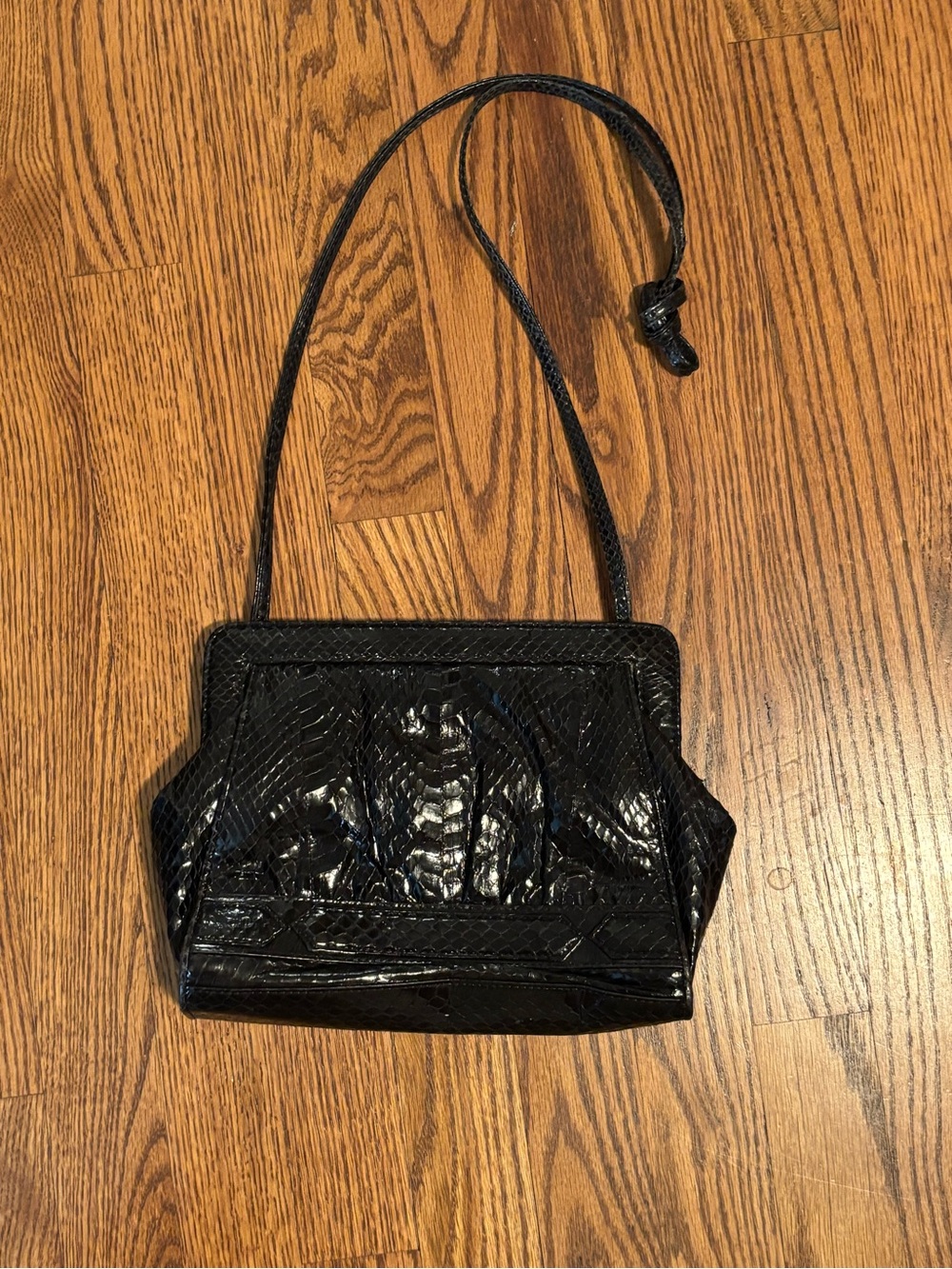 Mary Ann Rosenfeld Vintage Genuine Snakeskin Crossbody Bag Purse EUC